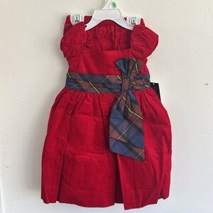 Ralph Lauren Infant Red Party Dress
 Size 18 months. Brand new with tags